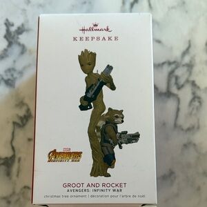 Hallmark Keepsake Groot and Rocket Ornament 2018